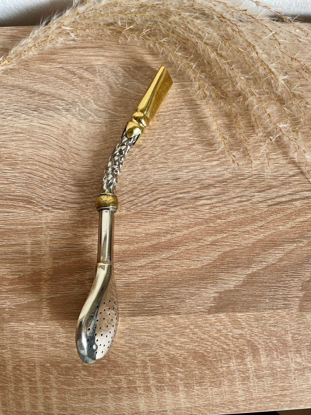 Bombilla Curvo Pico Bronze