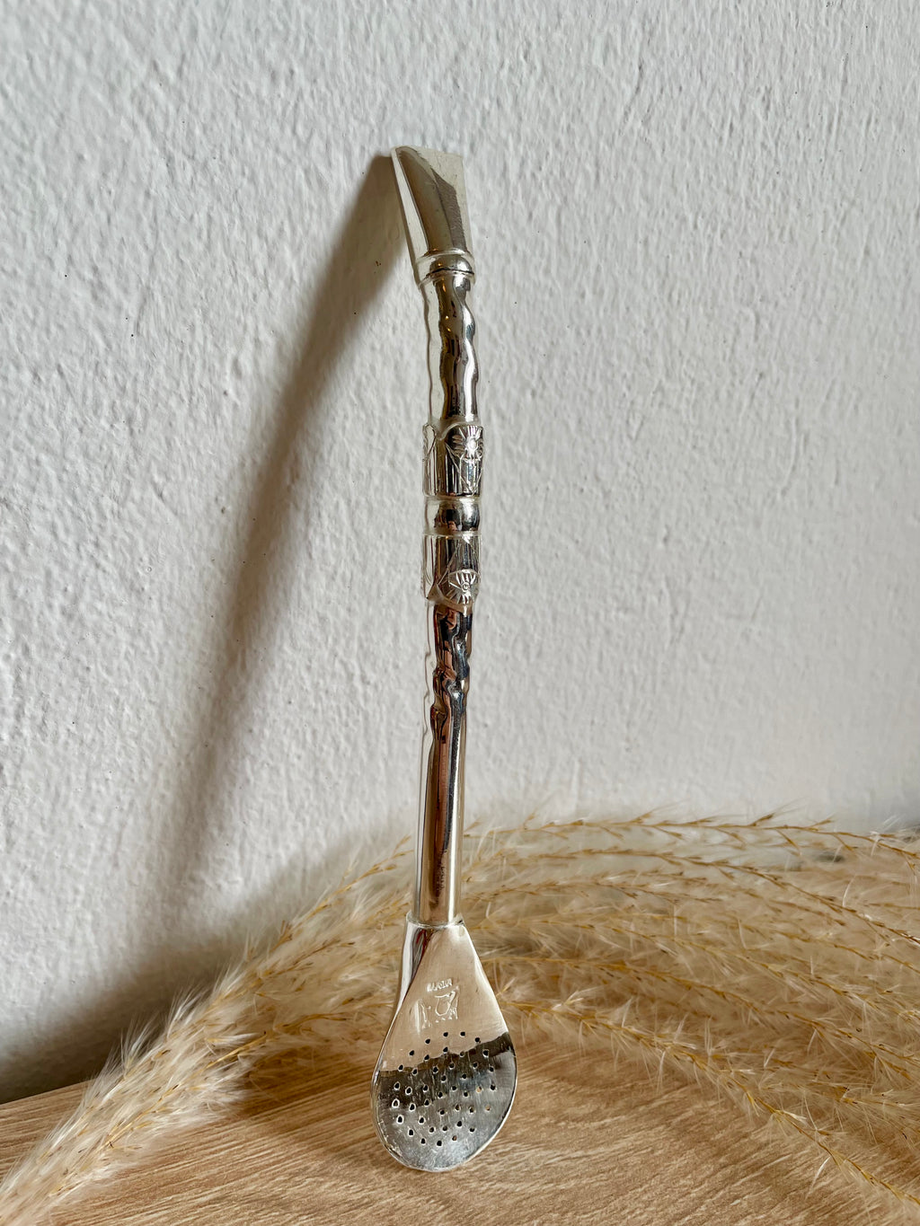Bombilla Silver Chiselled