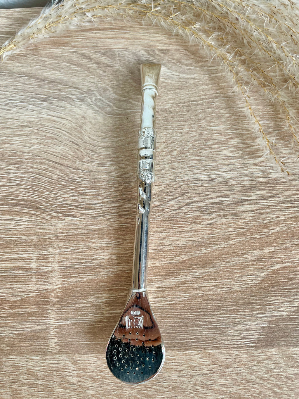 Bombilla Silver Chiselled