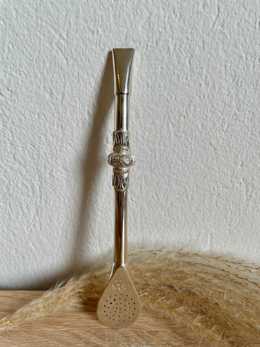 Bombilla Silver Chiselled Fiji