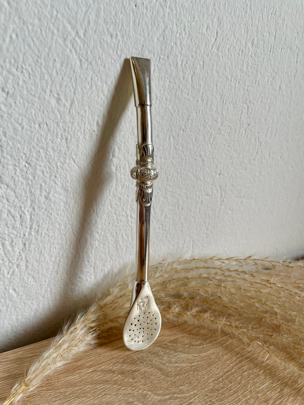 Bombilla Silver Chiselled Fiji