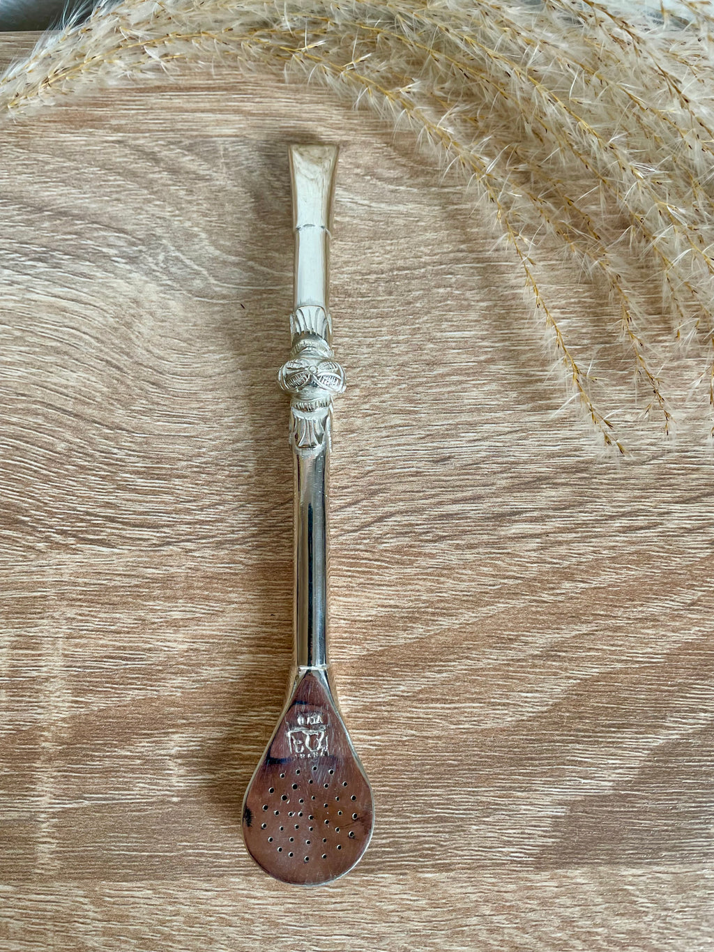 Bombilla Silver Chiselled Fiji